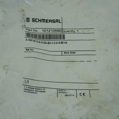 Schmersal 101210560 Cordset Cable