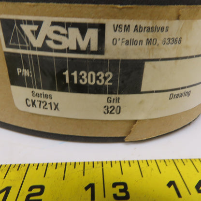 VSM 113032 4 x 36 Abrasive Belt 320 Grit S/C CK721X Lot of 9