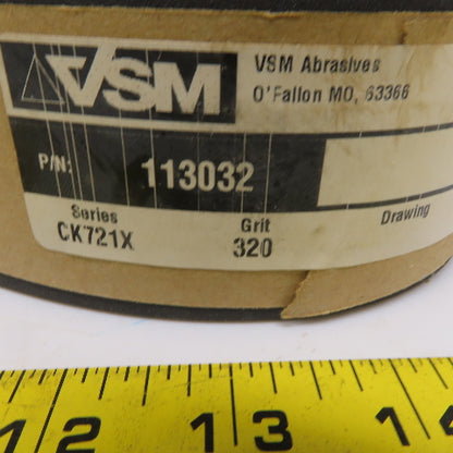 VSM 113032 4 x 36 Abrasive Belt 320 Grit S/C CK721X Lot of 9