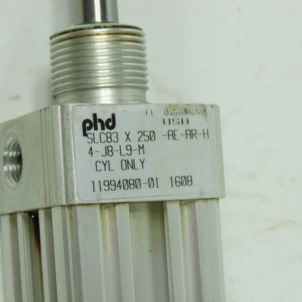 PHD SLC X 250-AE-AR-H 4-J8-L9-M Double Acting Pneumatic Cylinder 250MM Stroke