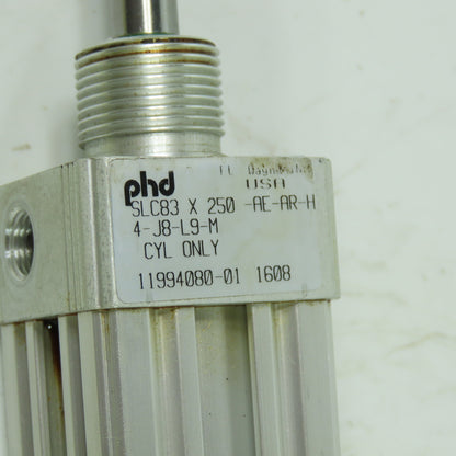 PHD SLC X 250-AE-AR-H 4-J8-L9-M Double Acting Pneumatic Cylinder 250MM Stroke