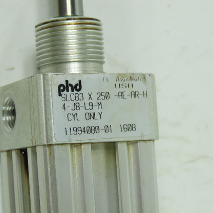 PHD SLC X 250-AE-AR-H 4-J8-L9-M Double Acting Pneumatic Cylinder 250MM Stroke