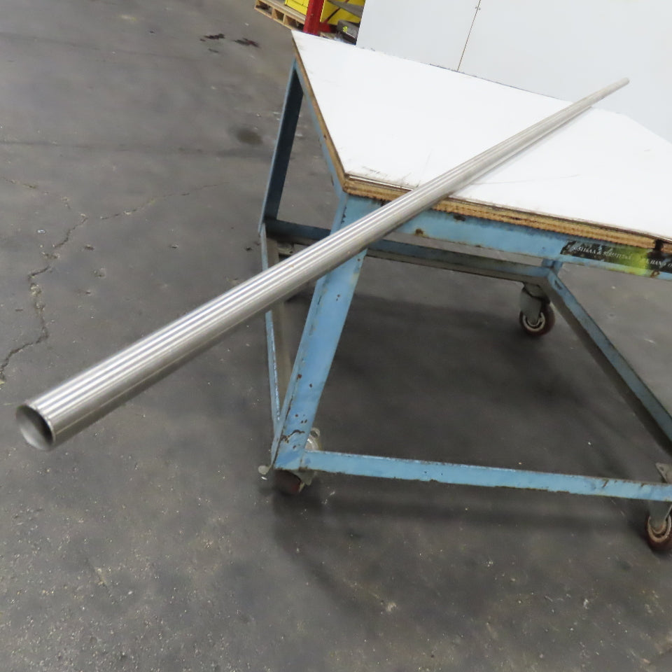1-1/4" OD x 1-1/8" ID Stainless Steel Round Tube 10' Length Lot Of 17