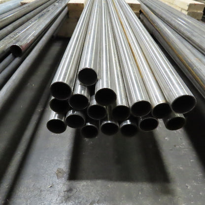 1-1/4" OD x 1-1/8" ID Stainless Steel Round Tube 10' Length Lot Of 17