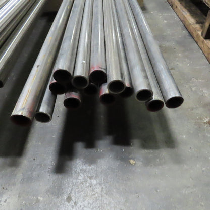 1-1/4" OD x 1" ID Stainless Steel Round Tube 10' Length Lot Of 14