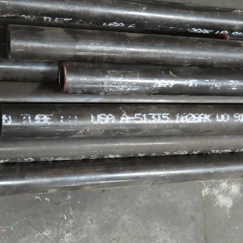 2" x 1-3/8" ID x .3125" Wall Carbon Steel Round Tube 135" Length Lot Of 9