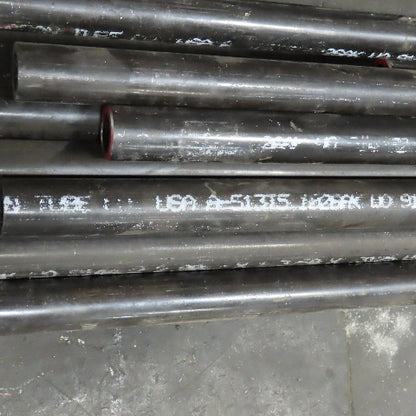 2" x 1-3/8" ID x .3125" Wall Carbon Steel Round Tube 135" Length Lot Of 9