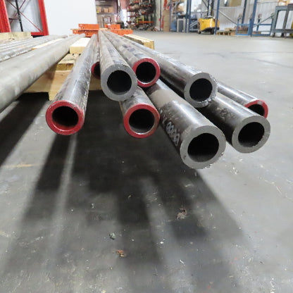 2" x 1-3/8" ID x .3125" Wall Carbon Steel Round Tube 135" Length Lot Of 9