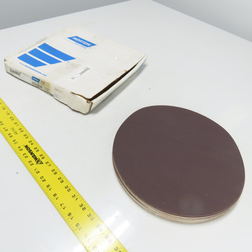 Norton R228 120" Grinding Disk 100 Grit Lot Of 25