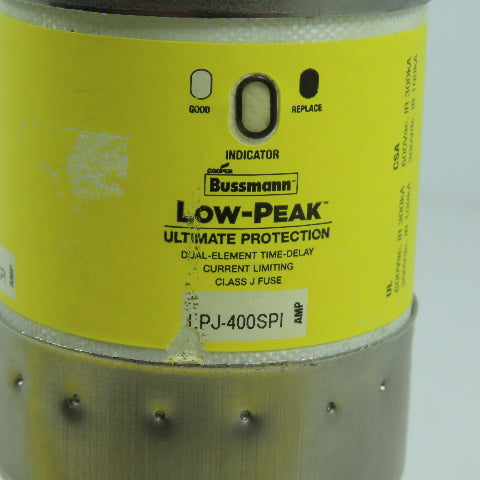 Bussmann LPJ-400SPI Low-Peak 400A Dual Element Time Delay Class J Fuse