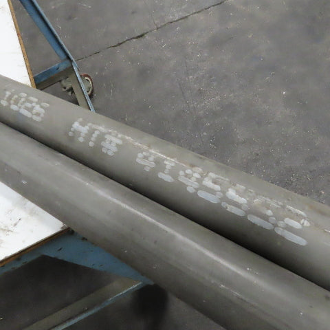 2-1/2" x .120" Wall Carbon Steel Tube HT# 4145562 120", 136" Lot Of 2