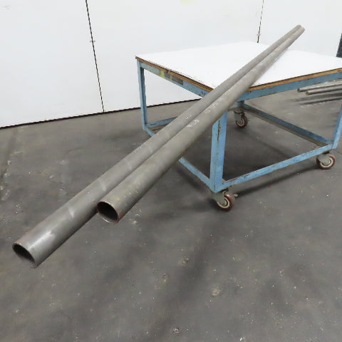 2-1/2" x .120" Wall Carbon Steel Tube HT# 4145562 120", 136" Lot Of 2