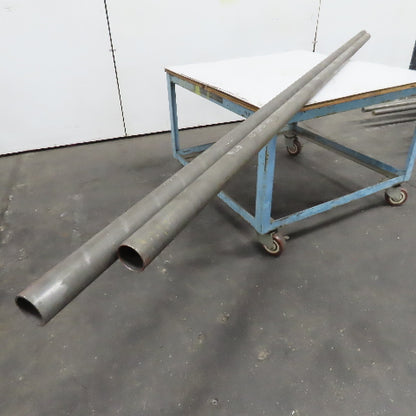 2-1/2" x .120" Wall Carbon Steel Tube HT# 4145562 120", 136" Lot Of 2