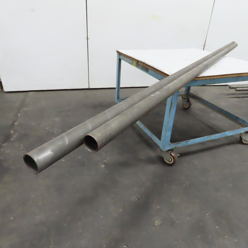 2-1/2" x .120" Wall Carbon Steel Tube HT# 4145562 120", 136" Lot Of 2