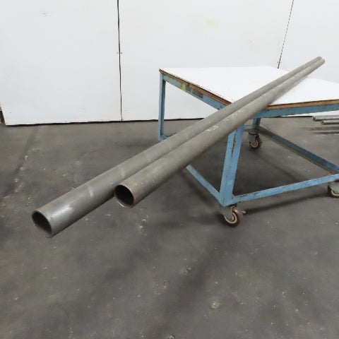 2-1/2" x .120" Wall Carbon Steel Tube HT# 4145562 120", 136" Lot Of 2
