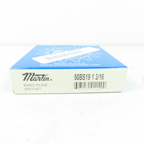 Martin 50BS19 Roller Chain Sprocket 1-3/16" Bore