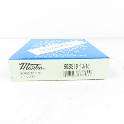 Martin 50BS19 Roller Chain Sprocket 1-3/16" Bore