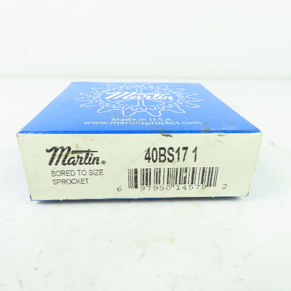Martin 40BS17 Roller Chain Sprocket 1" Bore 17-Tooth