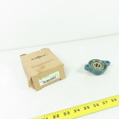 Dodge 124642 2-Bolt Flange Mount Block Ball Bearing 3/4" Bore NEW
