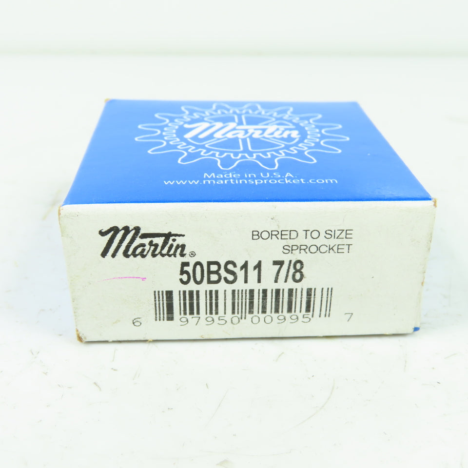 Martin 50BS11 Roller Chain Sprocket 7/8" Bore 11-Tooth