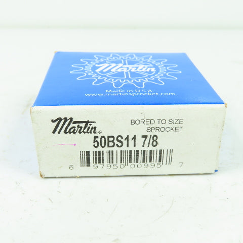 Martin 50BS11 Roller Chain Sprocket 7/8" Bore 11-Tooth