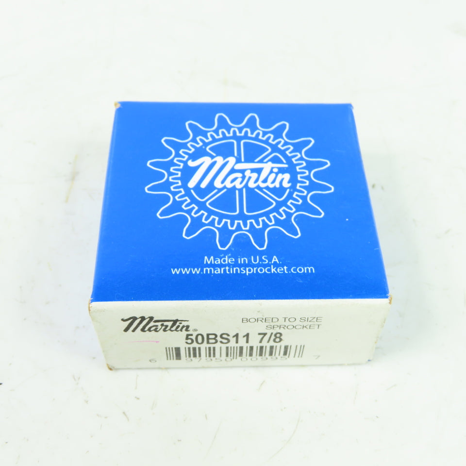 Martin 50BS11 Roller Chain Sprocket 7/8" Bore 11-Tooth