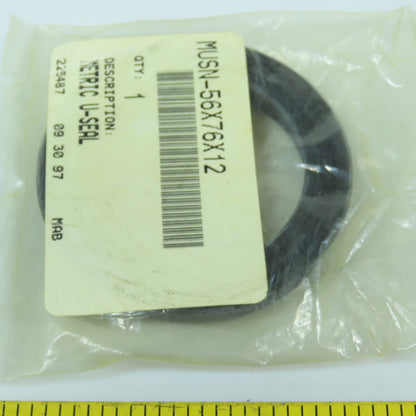 MUSN-56x76x12 225487 Metric U-Seal 56mm ID x 76mm OD x 12mm Wide Lot Of 2