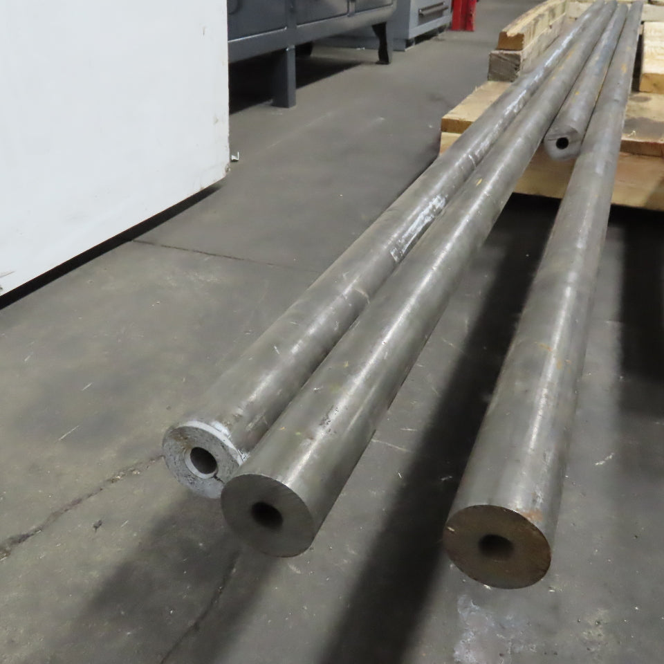 2" OD x 5/8" ID x 5/8" Thick Wall Hollow Tube Carbon Steel 41.5' Total Lot Of 4