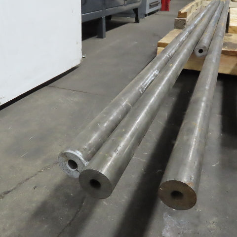 2" OD x 5/8" ID x 5/8" Thick Wall Hollow Tube Carbon Steel 41.5' Total Lot Of 4