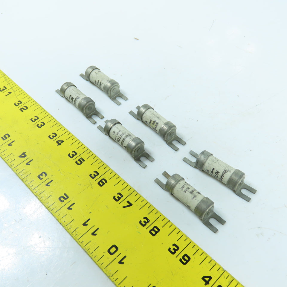 Bussmann NITD6 6A 550VAC British IEC Fuses Lot Of 6