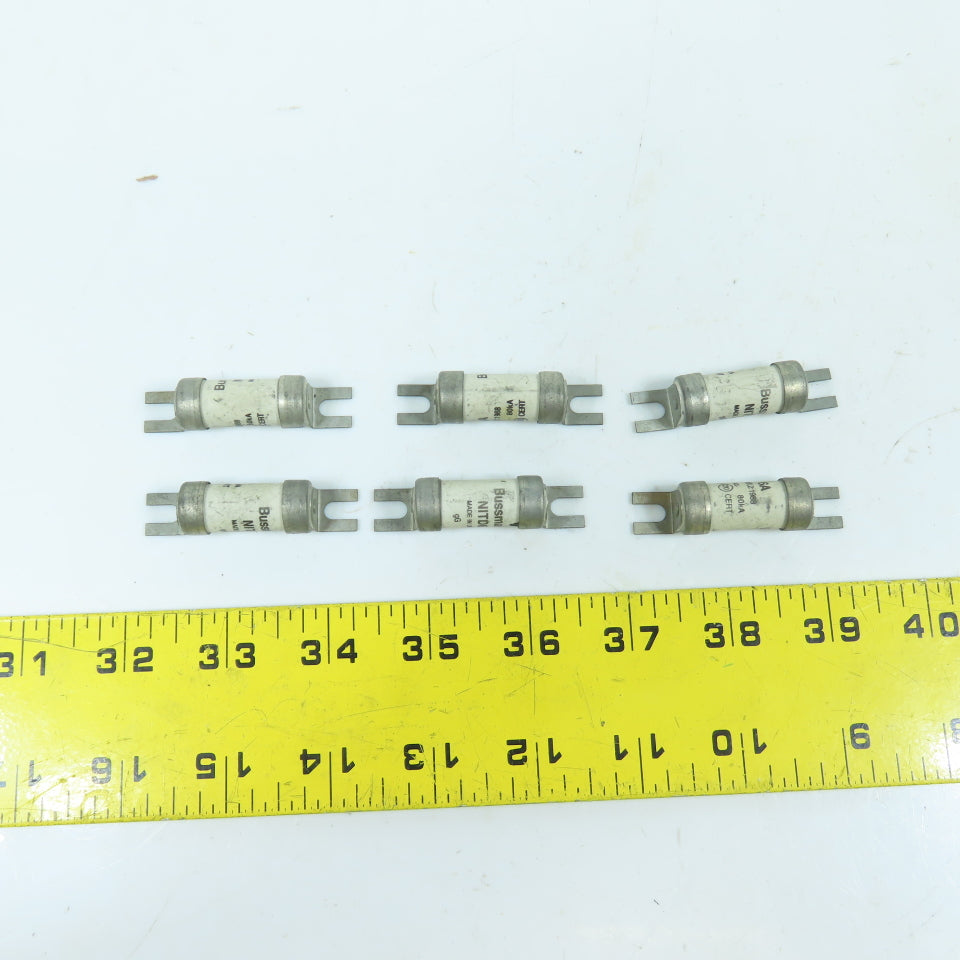 Bussmann NITD6 6A 550VAC British IEC Fuses Lot Of 6