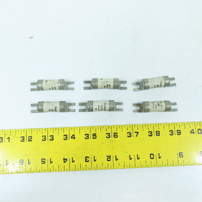 Bussmann NITD6 6A 550VAC British IEC Fuses Lot Of 6