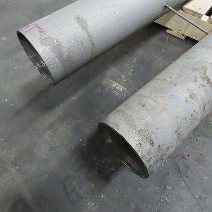 6" x 5" Reducer U Bend Return Line 180° Stainless Steel 12" Centers 96"