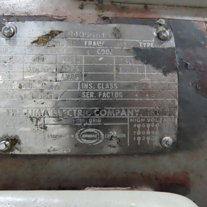 Cincinnati Model 104 Type GPLA 480V 3Ph 3Hp Pedestal Grinder Buffer 1-1/4" Arbor