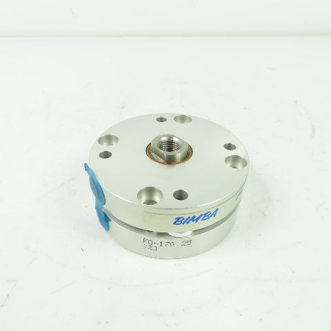 Bimba F0-170.25 Flat-1 Double Acting Pneumatic Cylinder 1-1/2" Bore 1/4" Stroke