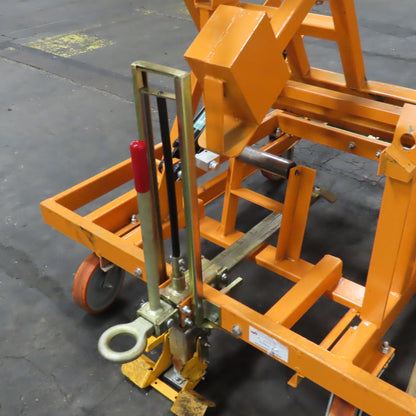 Track Systems 46" x 48" Ergonomic Manual Tote Mobile Transport Tilt Unloader