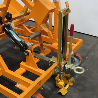 Track Systems 46" x 48" Ergonomic Manual Tote Mobile Transport Tilt Unloader