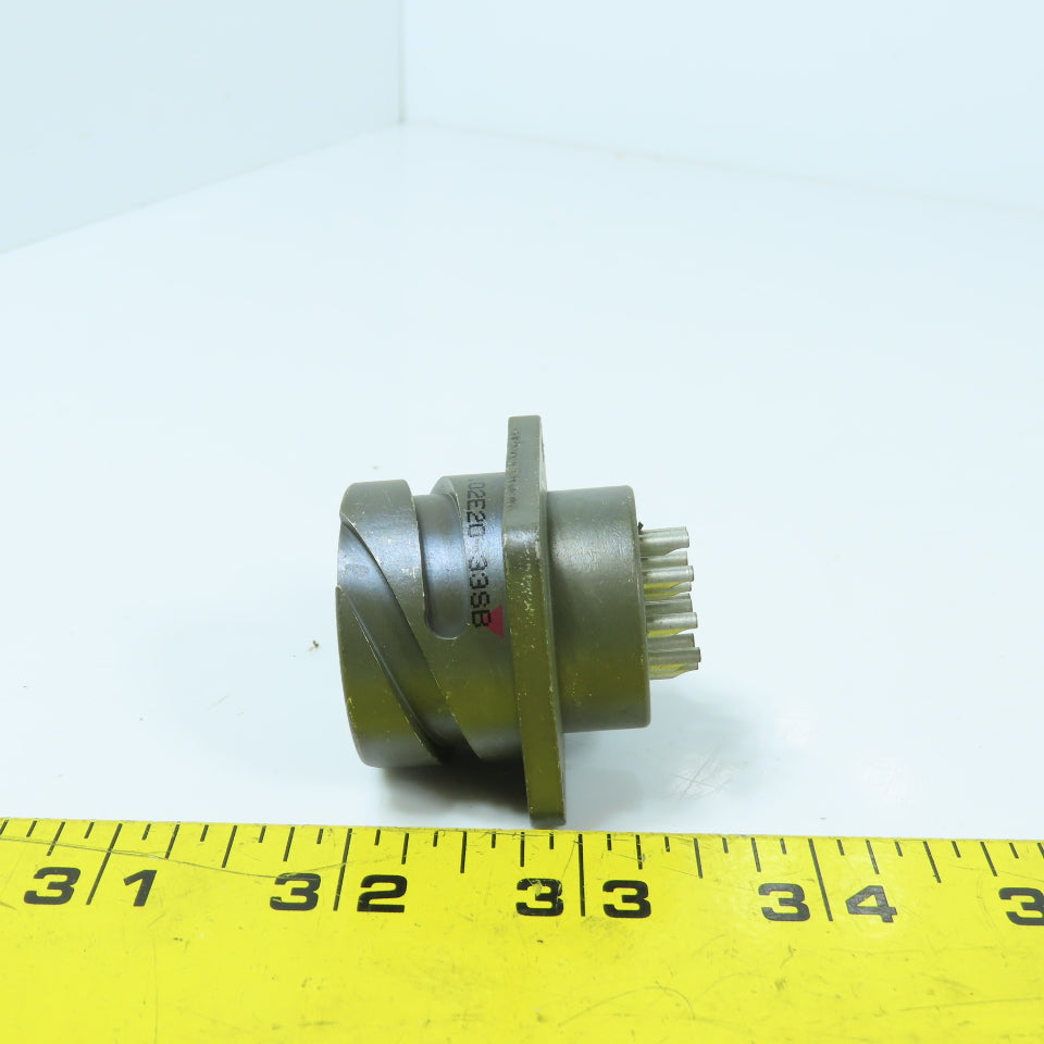 Cannon ITTC 0724 CA3102E20-33SB Flange Mount Circular Connector 20-23 11-Pin