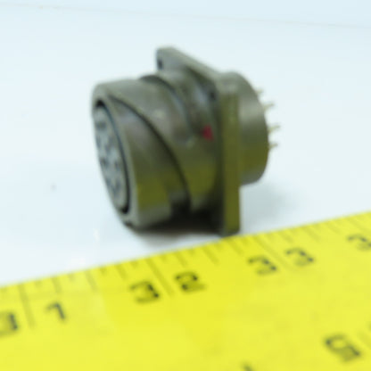 Cannon ITTC 0724 CA3102E20-33SB Flange Mount Circular Connector 20-23 11-Pin
