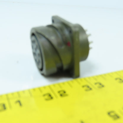 Cannon ITTC 0724 CA3102E20-33SB Flange Mount Circular Connector 20-23 11-Pin