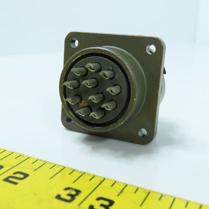 Cannon ITTC 0724 CA3102E20-33SB Flange Mount Circular Connector 20-23 11-Pin