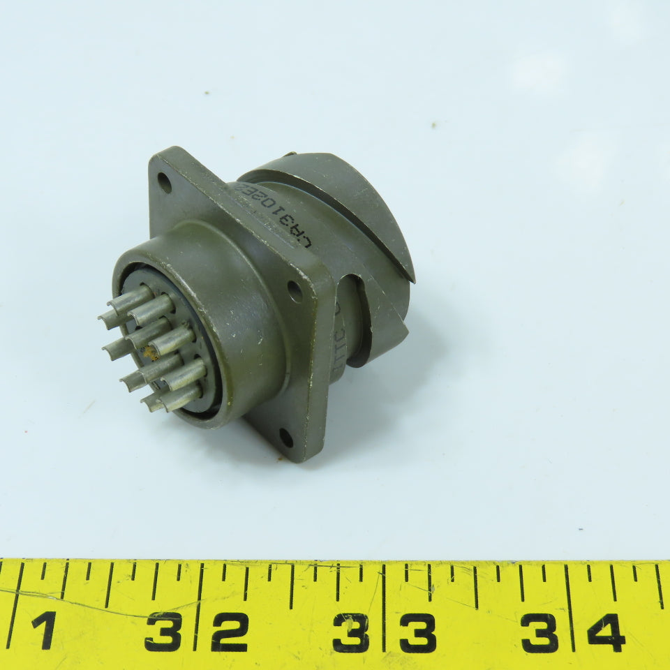 Cannon ITTC 0724 CA3102E20-33SB Flange Mount Circular Connector 20-23 11-Pin