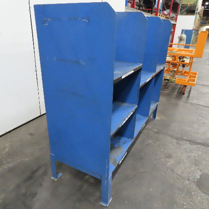 Steel Small Parts Tools Gear Storage Cubbie Unit 72" x 24" x 60"