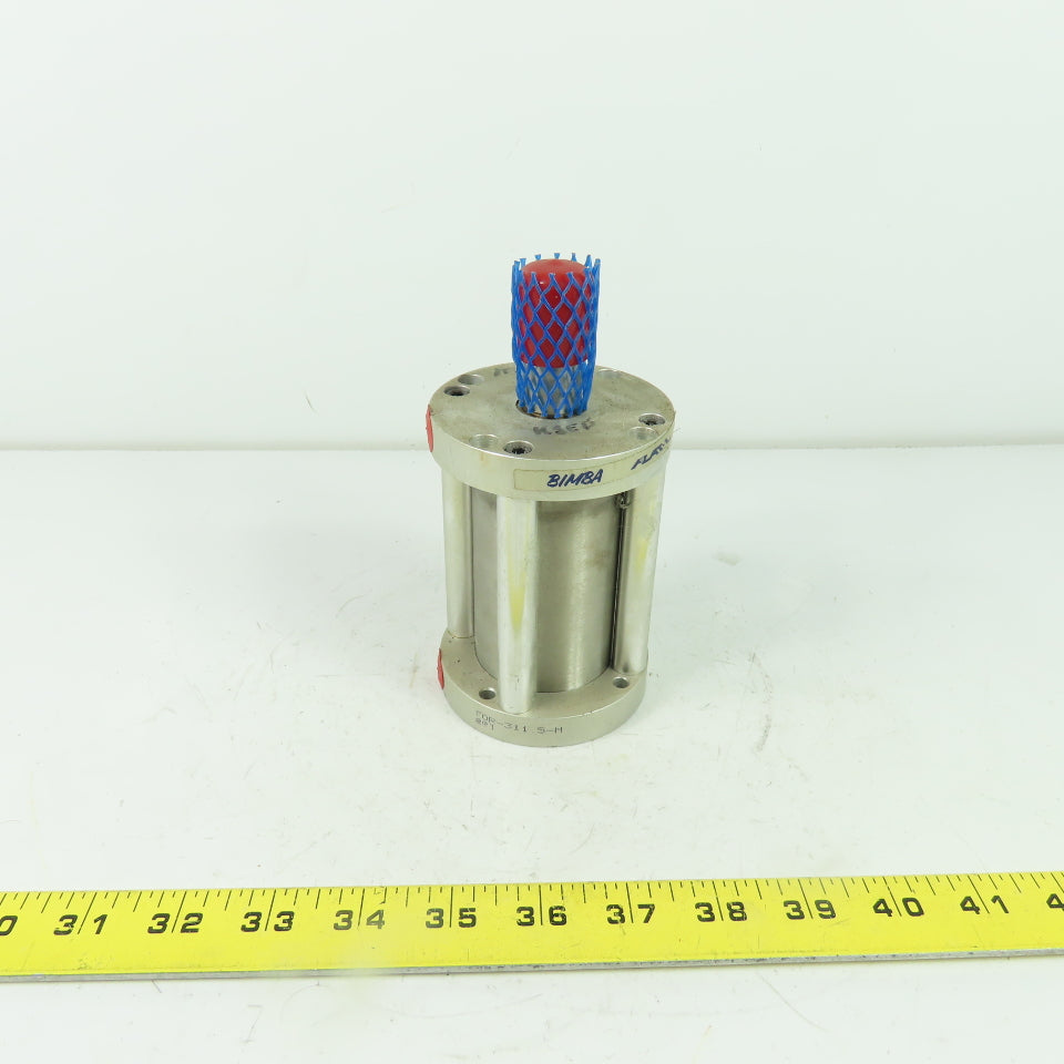 Bimba FOR-311.5-M Flat-1 Reverse Single Action Pneumatic Cylinder 1-1/2" Stroke
