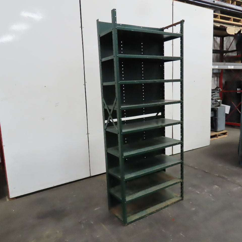 Steel 8 Shelf Modular Storage Unit 36" x 15" x 87" Tall