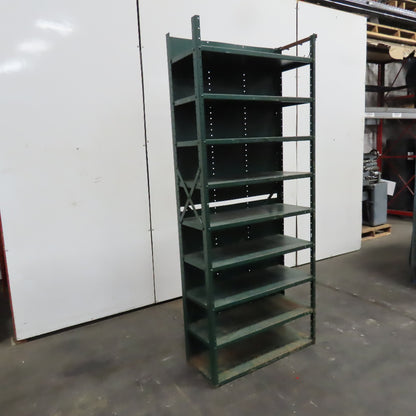 Steel 8 Shelf Modular Storage Unit 36" x 15" x 87" Tall