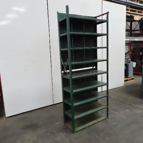 Steel 8 Shelf Modular Storage Unit 36" x 15" x 87" Tall