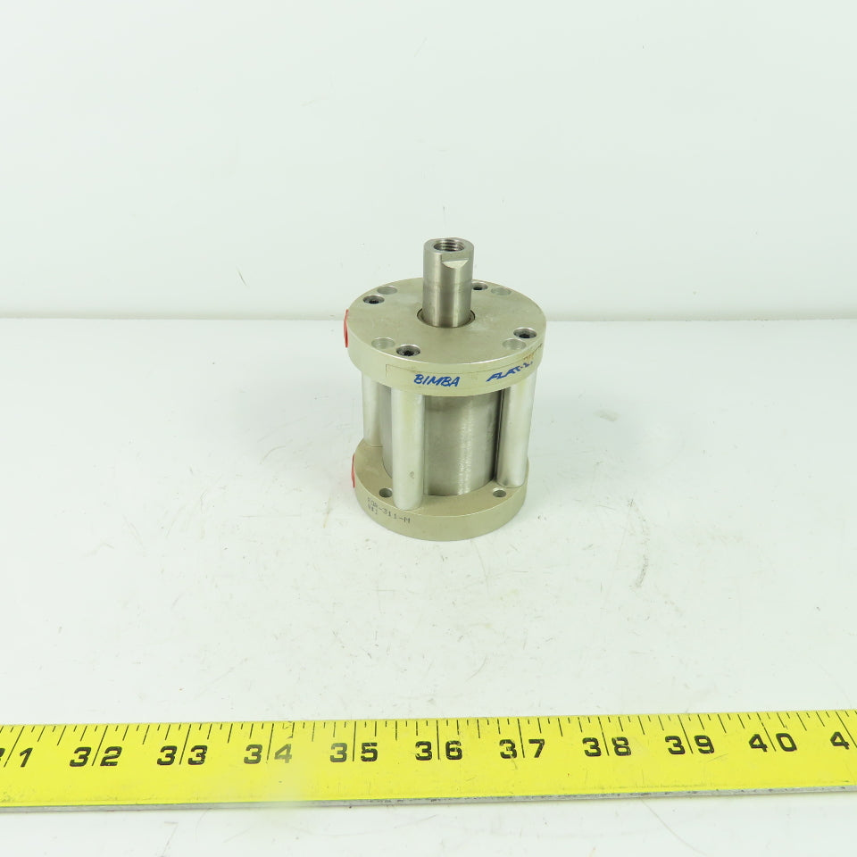 Bimba FOR-311-M Flat-1 Reverse Single Action Pneumatic Cylinder 1" Stroke