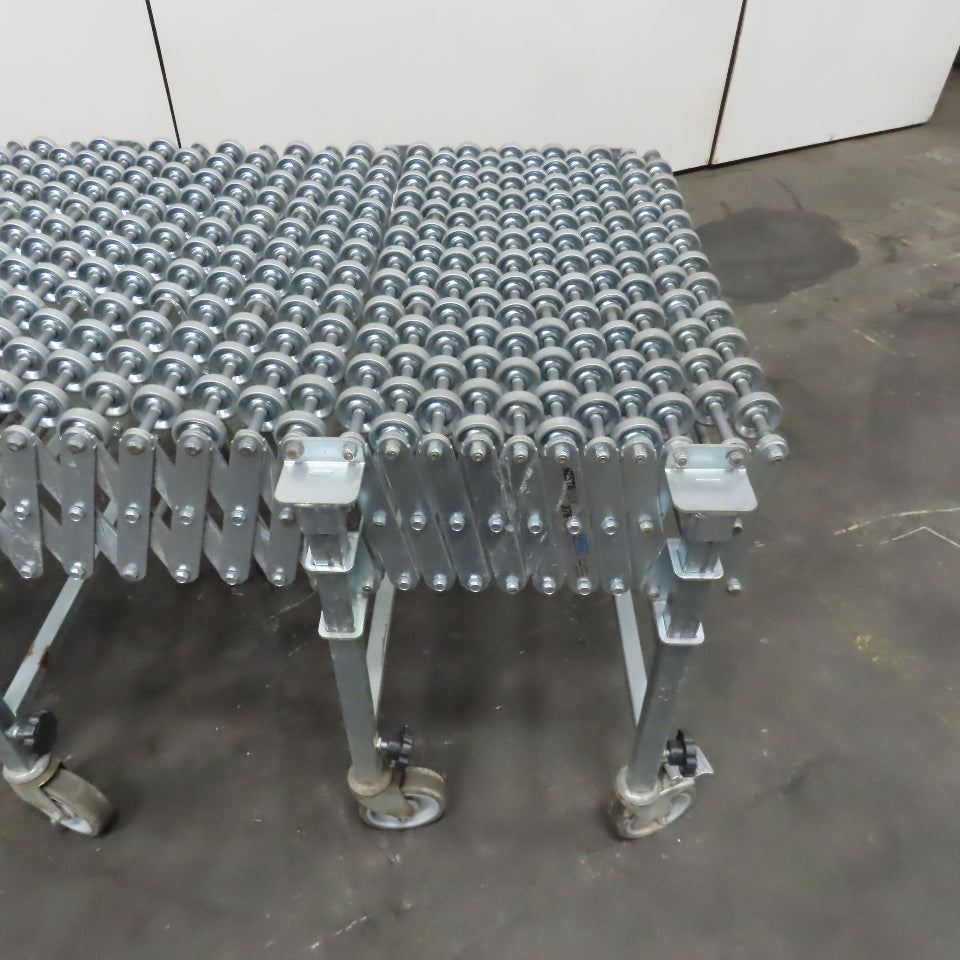 Nestaflex 376 30" Flexible Expandable Skate Wheel Conveyor 30-90"