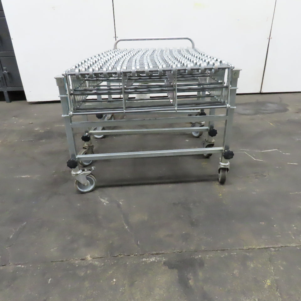 Nestaflex 376 30" Flexible Expandable Skate Wheel Conveyor 30-90"